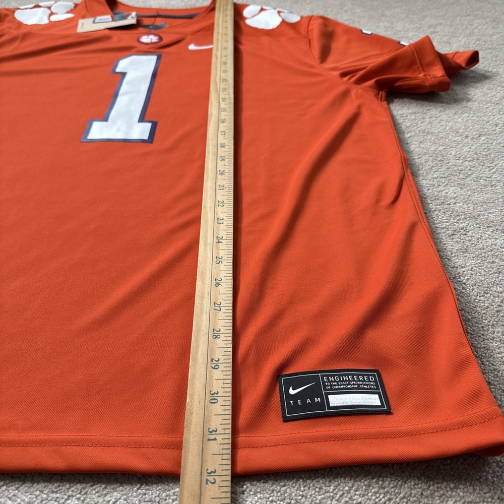 NWT Clemson Tigers Nike Engineered Limited Football Jersey Mens XXL Orange - Picture 5 of 10